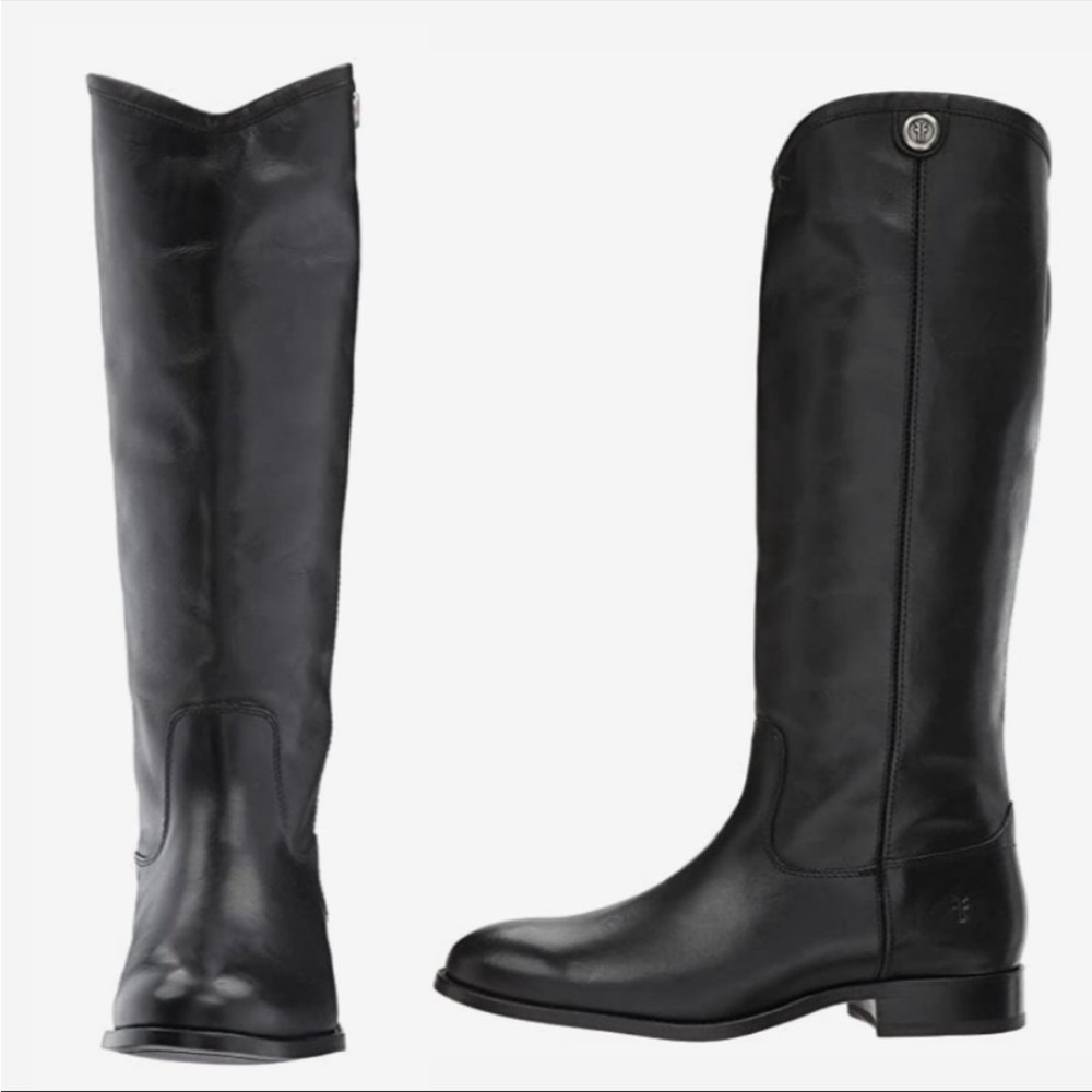 Frye Black Heeled Boots - Picture 11 of 15